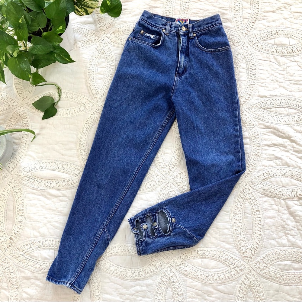 Rare YoYo 90s Vintage Snap Leg High Rise Mom Jeans